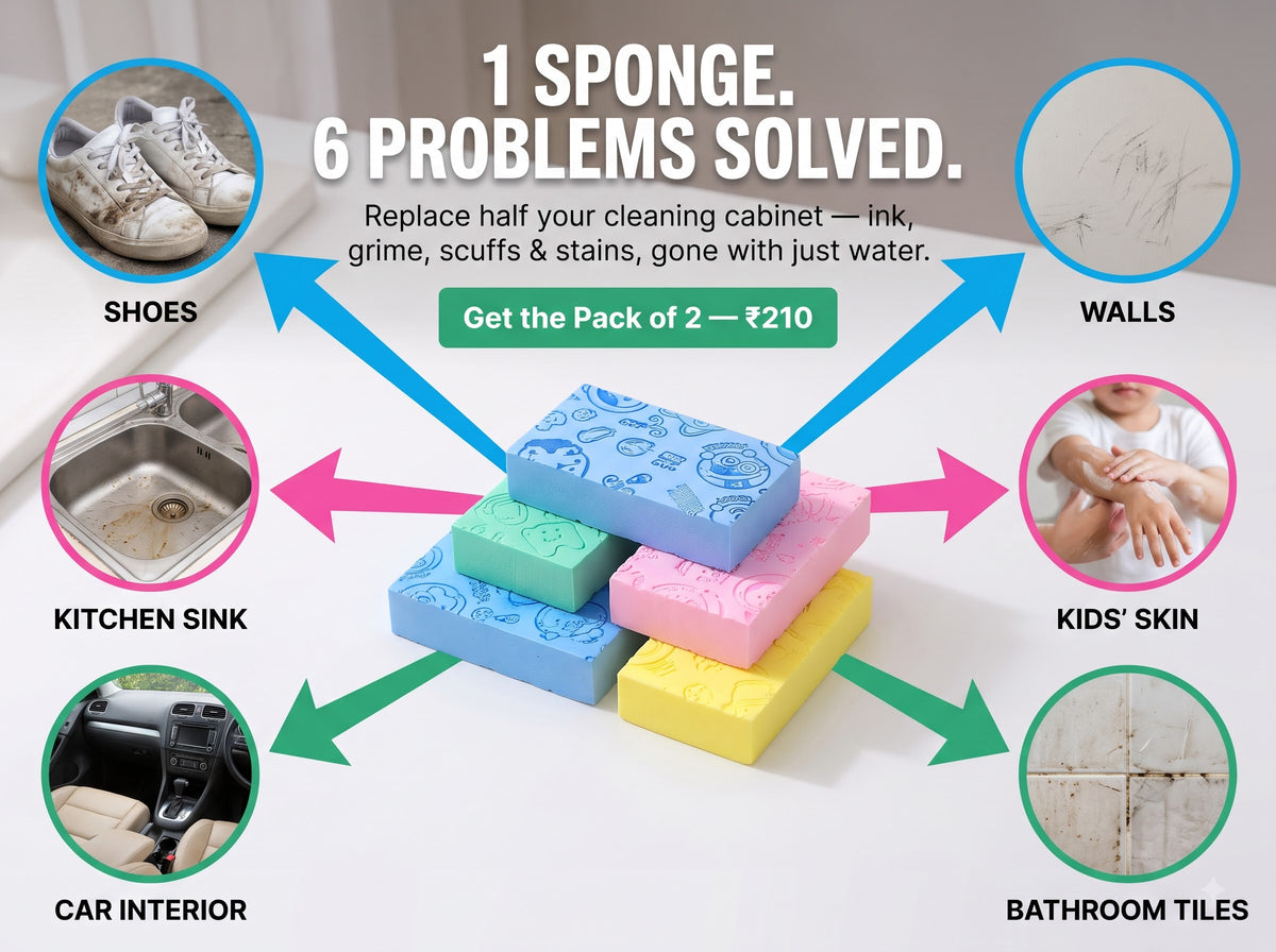 Magic Eraser Sponge (Pack of 4) | 🔥 BUY 1 & GET 1 FREE 🔥