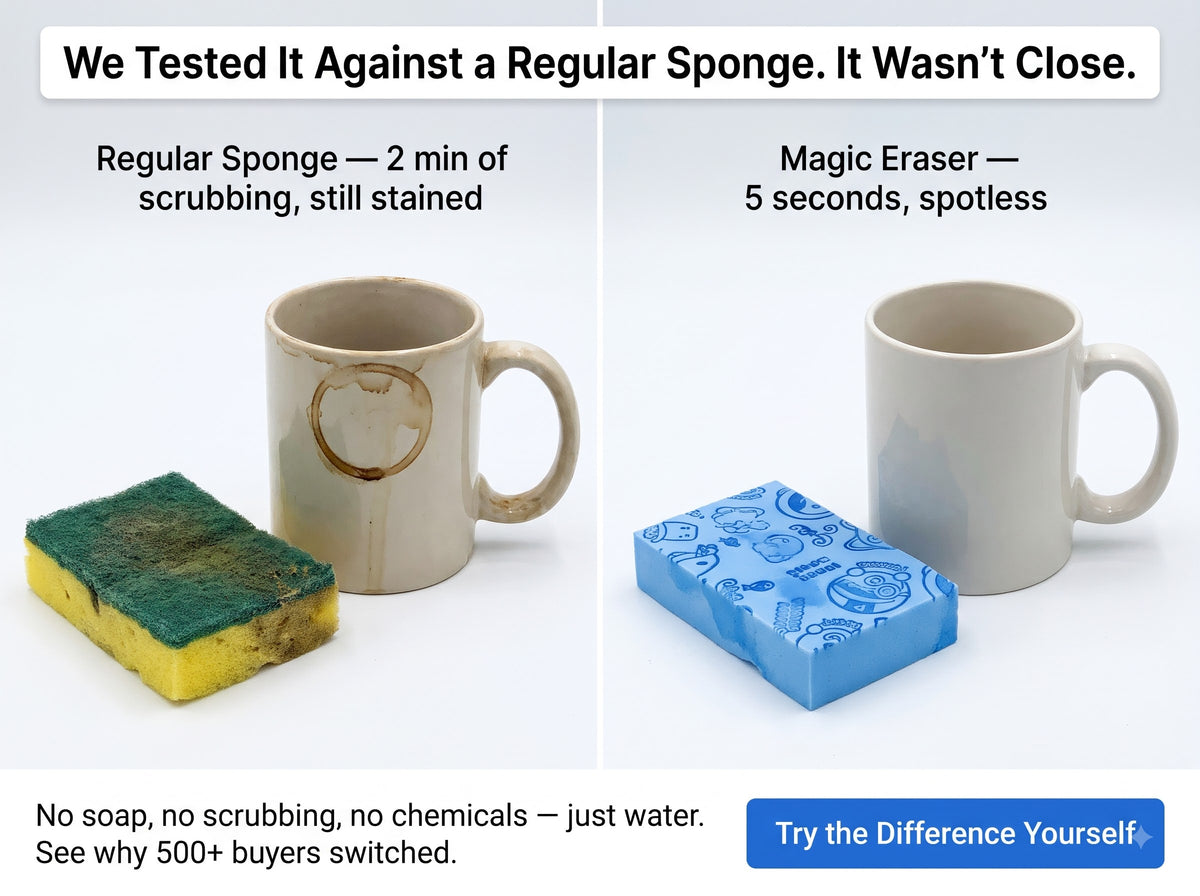 Magic Eraser Sponge (Pack of 4) | 🔥 BUY 1 & GET 1 FREE 🔥